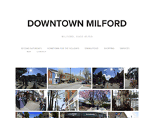 Tablet Screenshot of downtownmilford.com